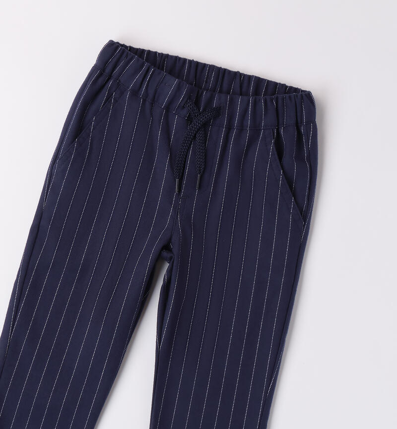 Pantaloni bambino cerimonia NAVY-3854