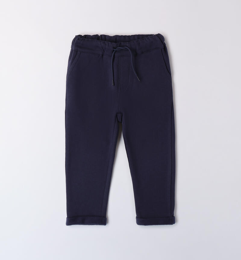 Pantaloni bambino eleganti NAVY-3854