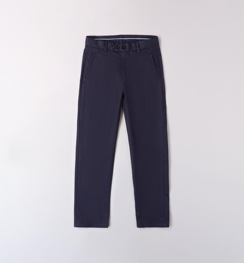 Girl's elegant trousers NAVY-3854