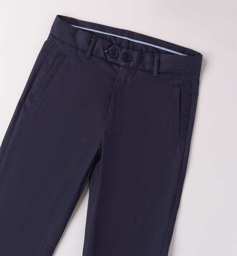 Girl's elegant trousers NAVY-3854