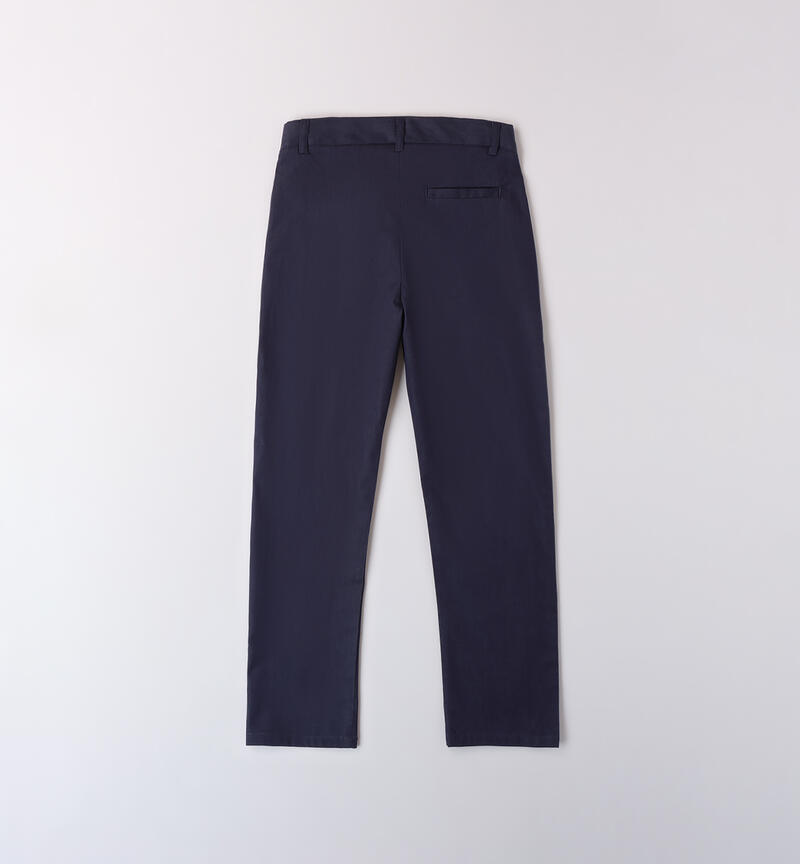 Girl's elegant trousers NAVY-3854