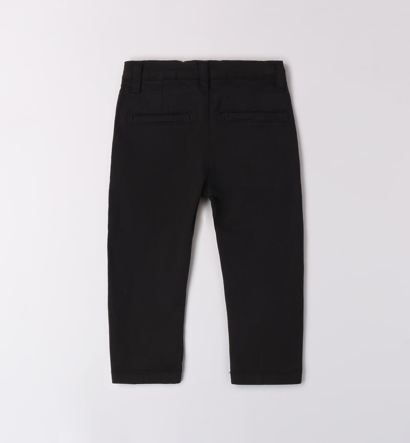 Pantaloni bambino regular NERO-0658