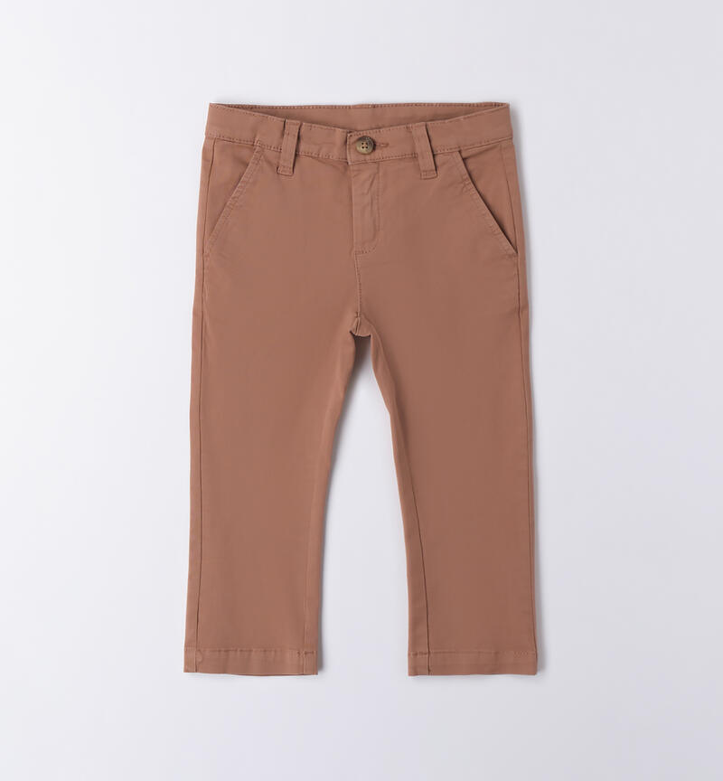 Boy's Sarabanda trousers CHOCOLATE-1218