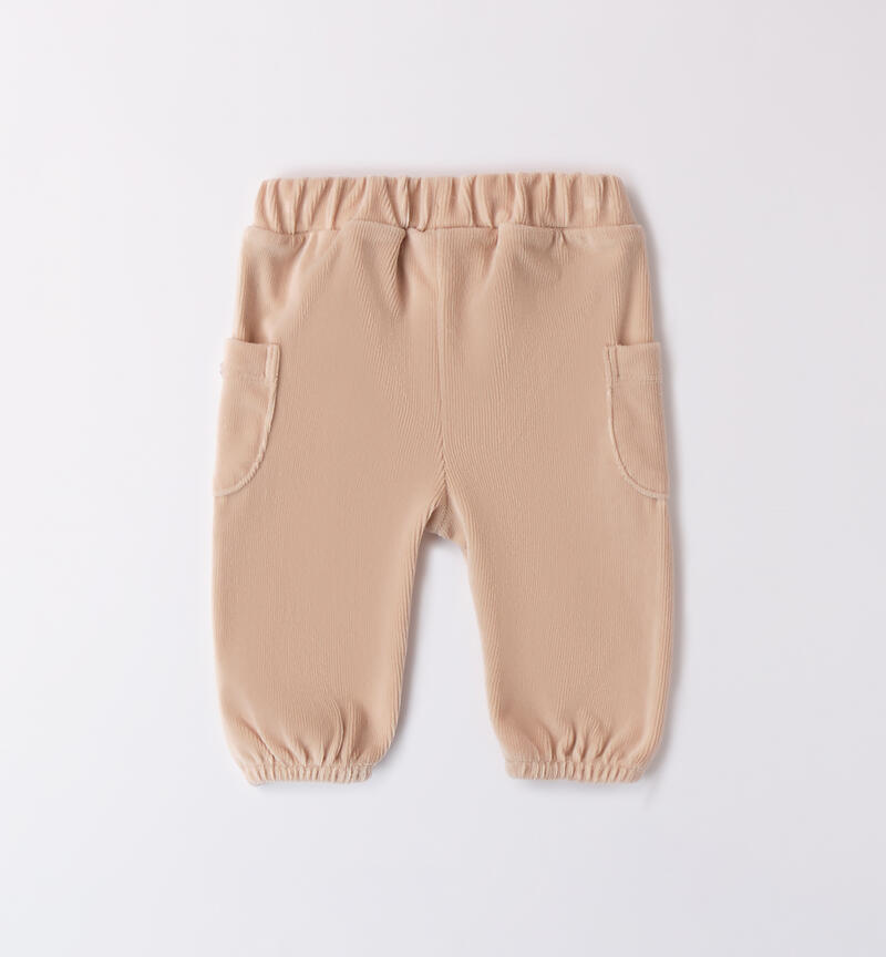 Pants for Baby Girl with Side Pockets TORTORA-2912