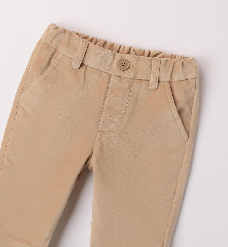 Pantaloni bimbo eleganti BEIGE-0472