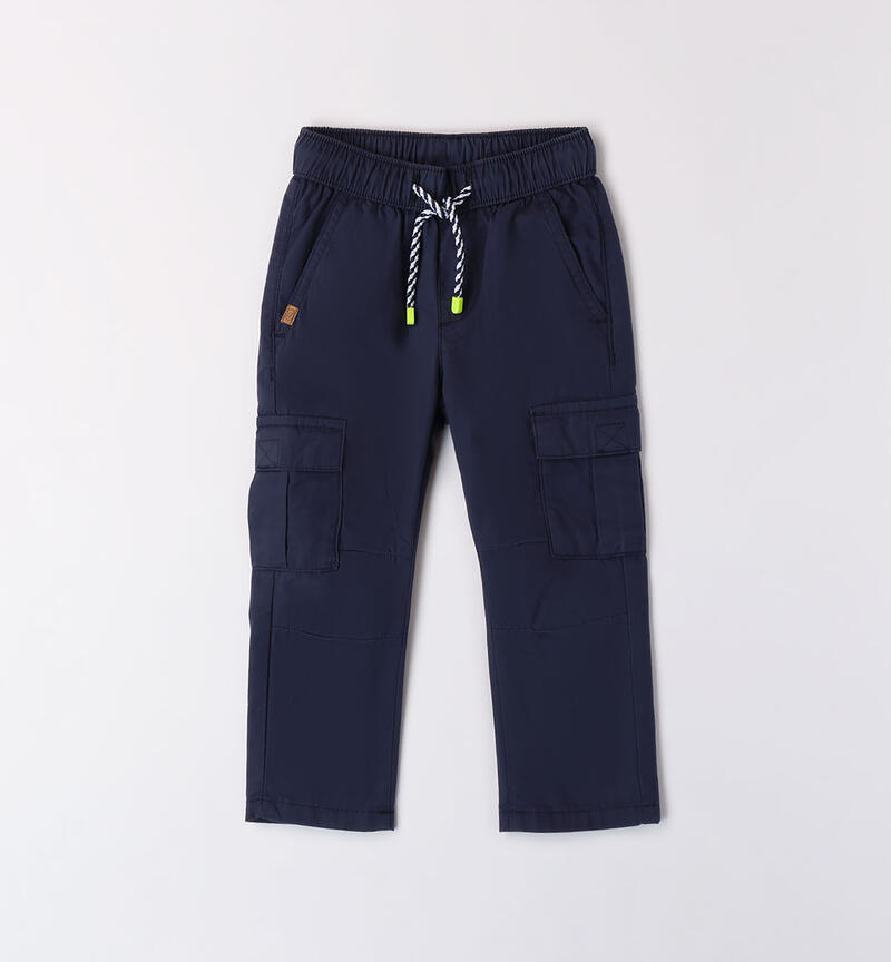 Boys' cargo trousers  NAVY-3854