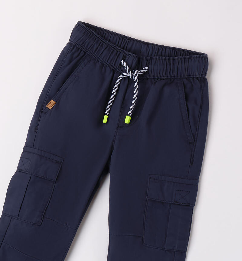 Boys' cargo trousers  NAVY-3854