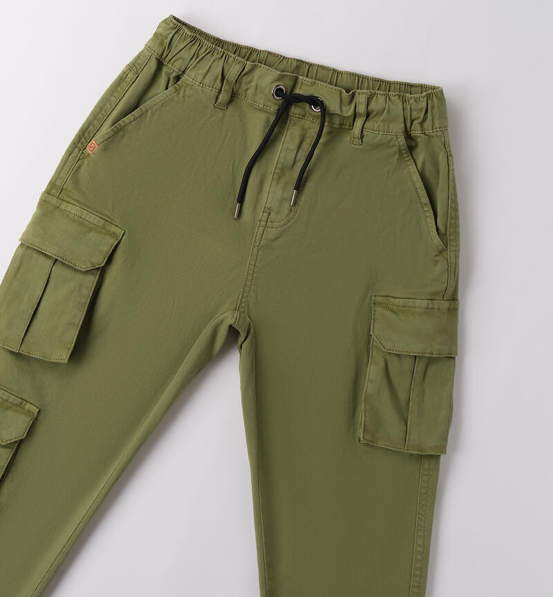 Pantaloni cargo ragazzo LODEN GREEN-5455