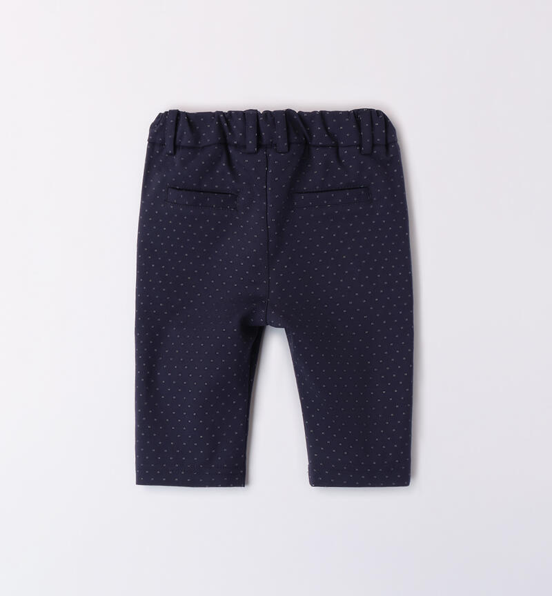 Pantaloni cerimonia bimbo NAVY-3854