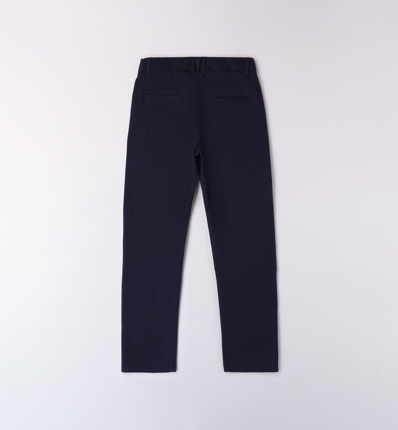 Pantaloni cerimonia ragazzo NAVY-3854