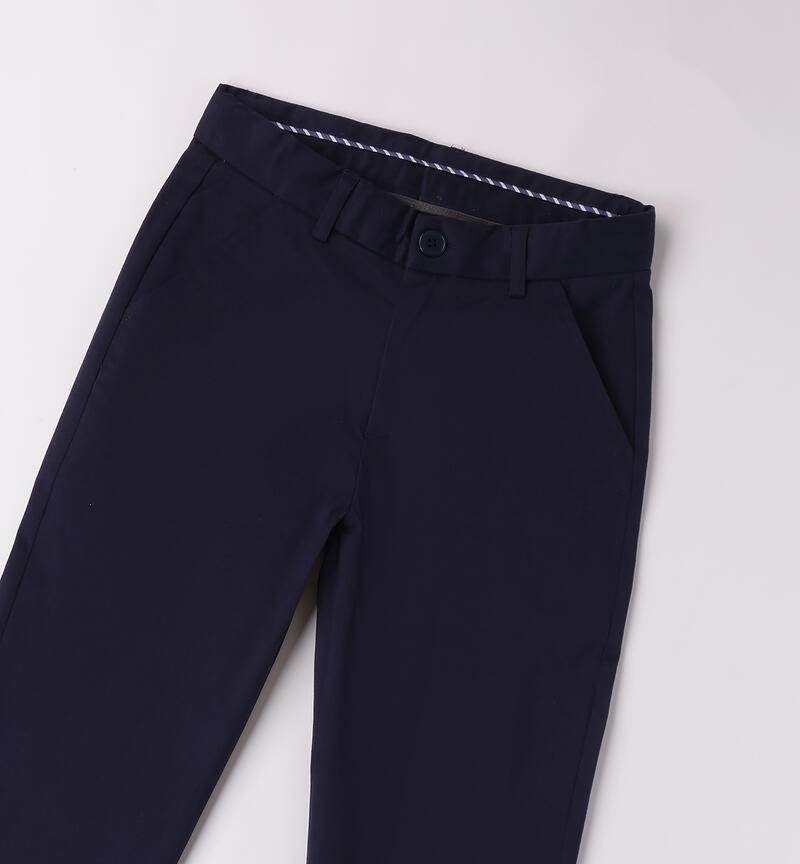 Pantaloni cerimonia ragazzo NAVY-3854