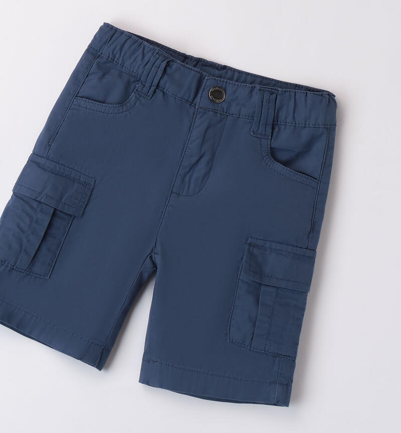 Pantaloni corti bambino  BLU-3656