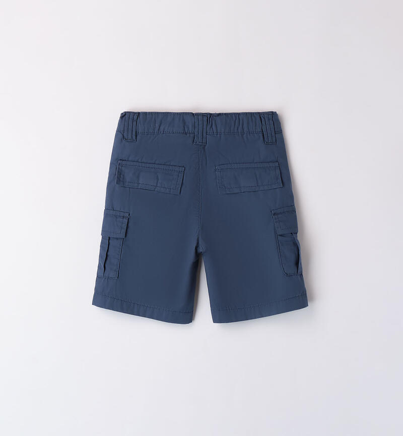 Pantaloni corti bambino  BLU-3656