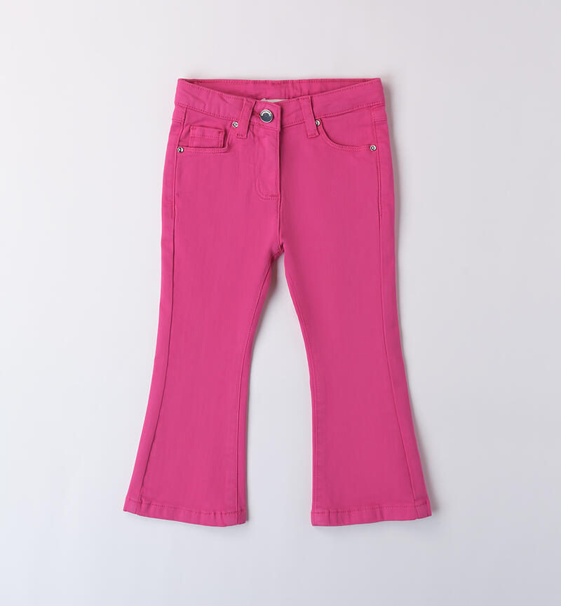 Pantaloni da bambina FUXIA-2453