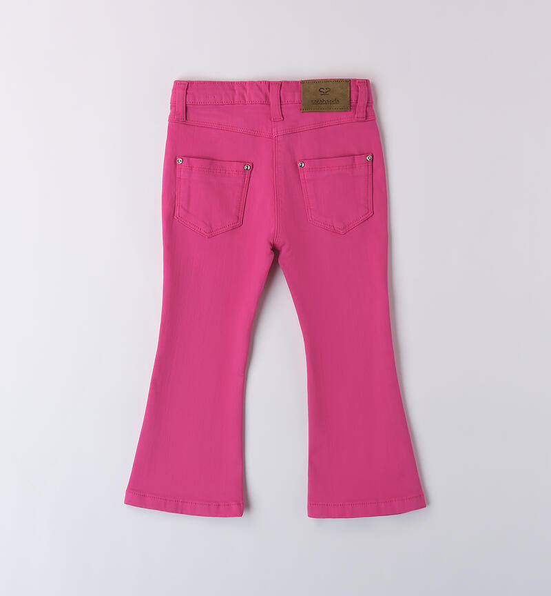 Pantaloni da bambina FUXIA-2453