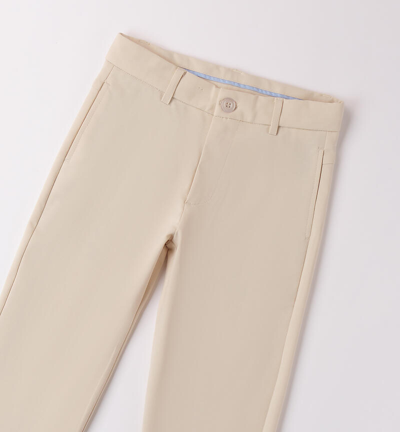 Pantaloni eleganti bambino ECRU'-0432