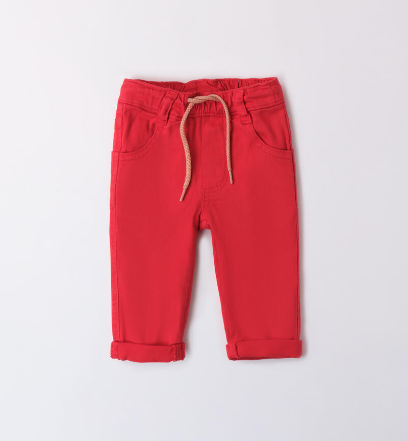 Elegant baby boy trousers ROSSO-2251