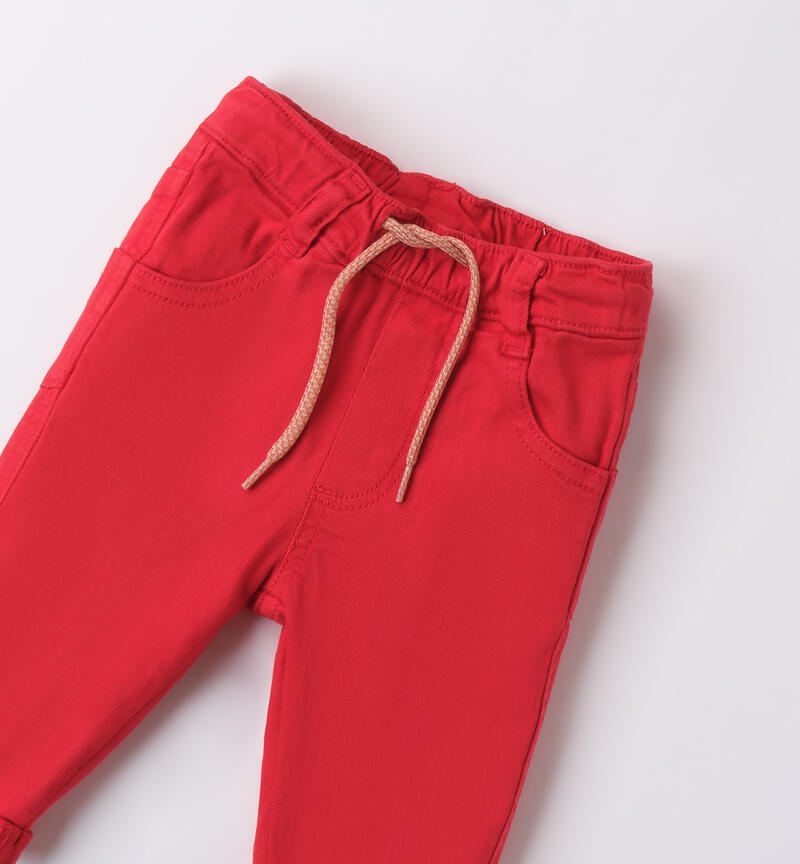 Elegant baby boy trousers ROSSO-2251