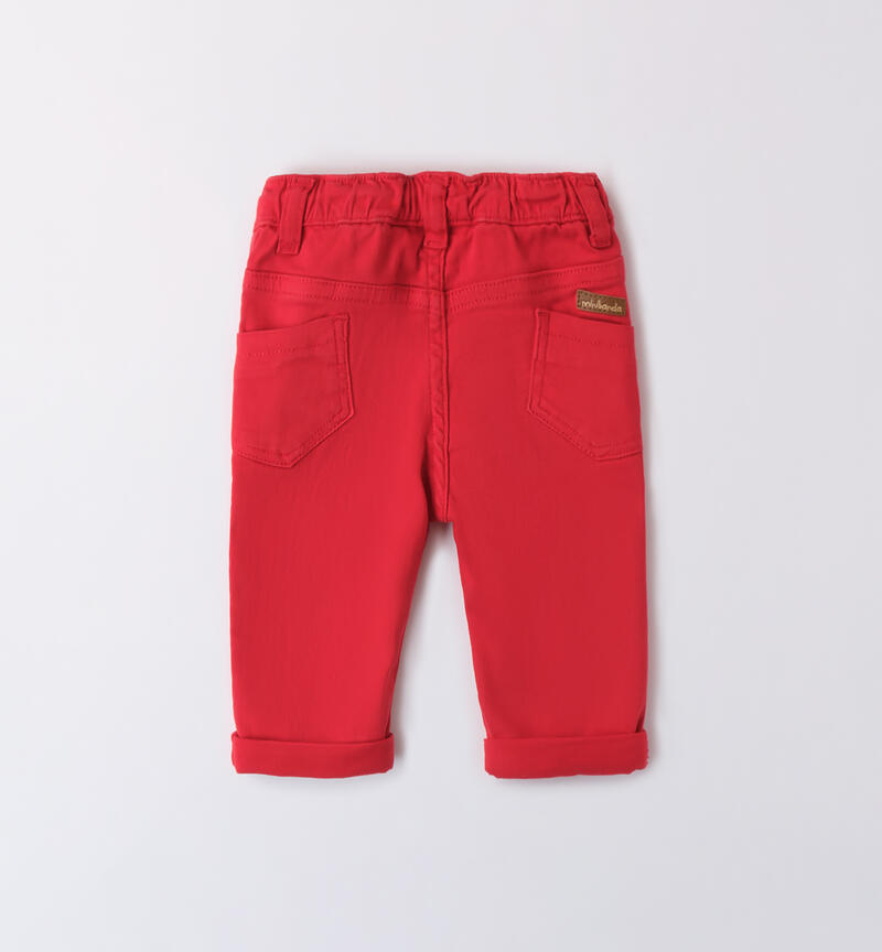 Elegant baby boy trousers ROSSO-2251