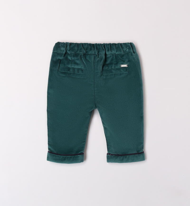 Elegant pants for baby VERDE-4517