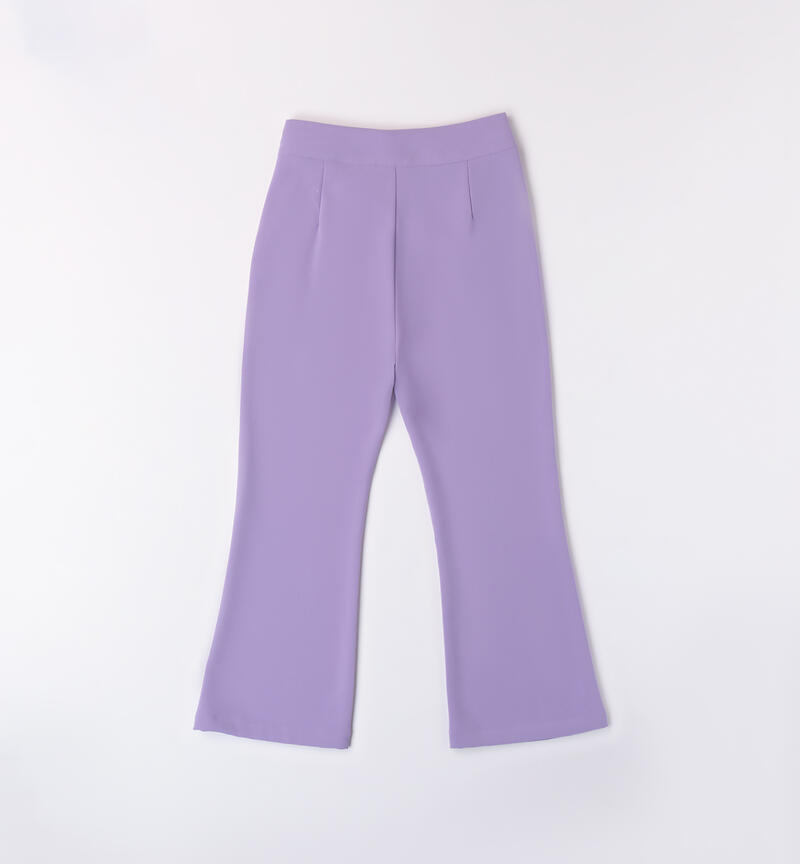 Girls' elegant trousers GLICINE-3414