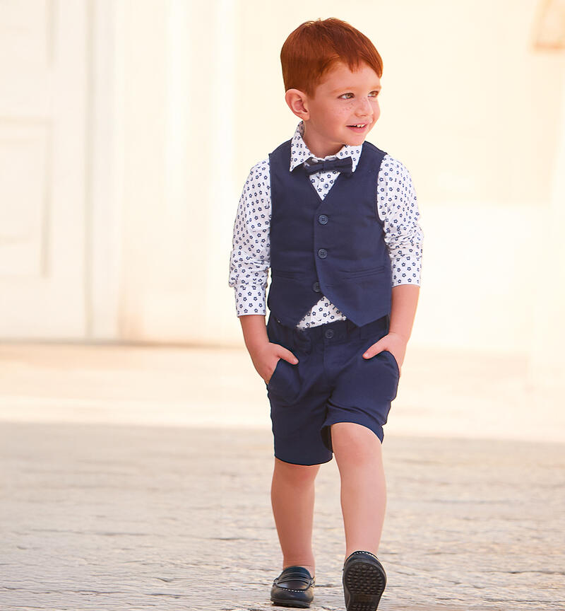 Pantaloni eleganti ragazzo NAVY-3854