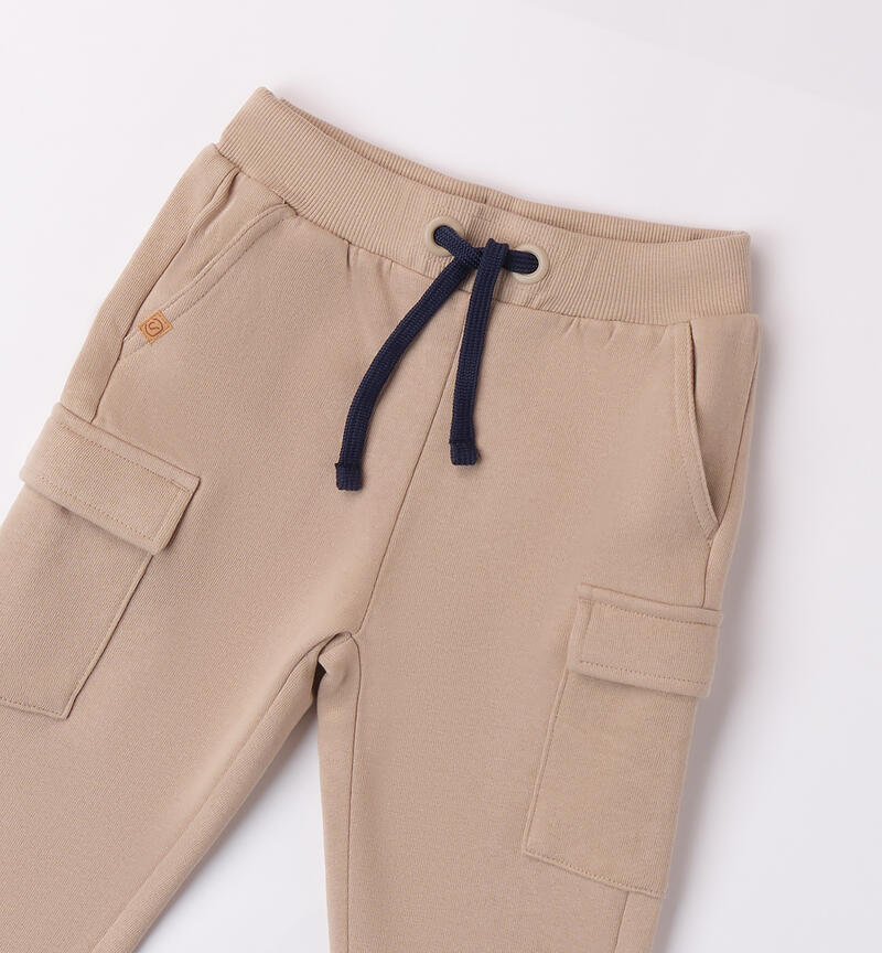 Pantaloni in felpa bambino BEIGE-0422