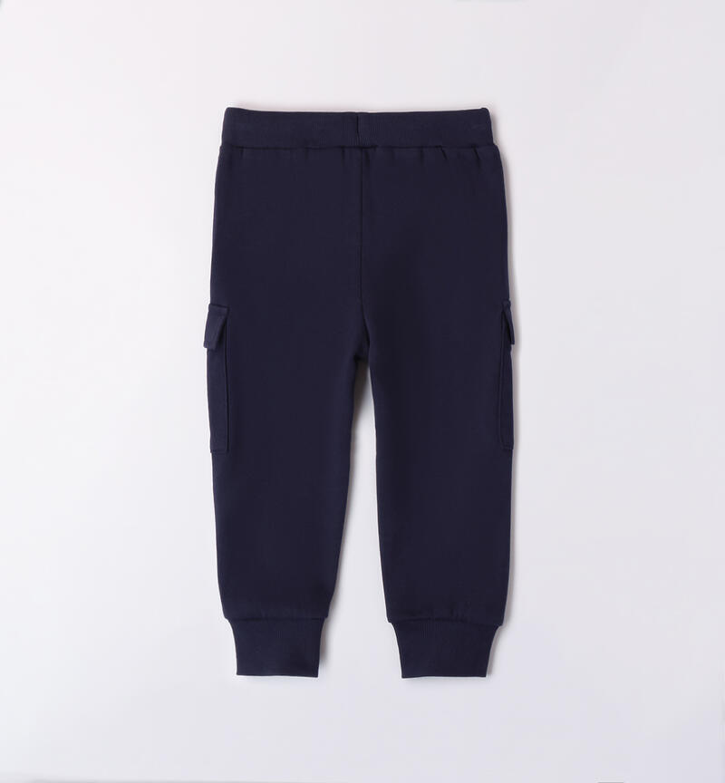 Pantaloni in felpa bambino NAVY-3854