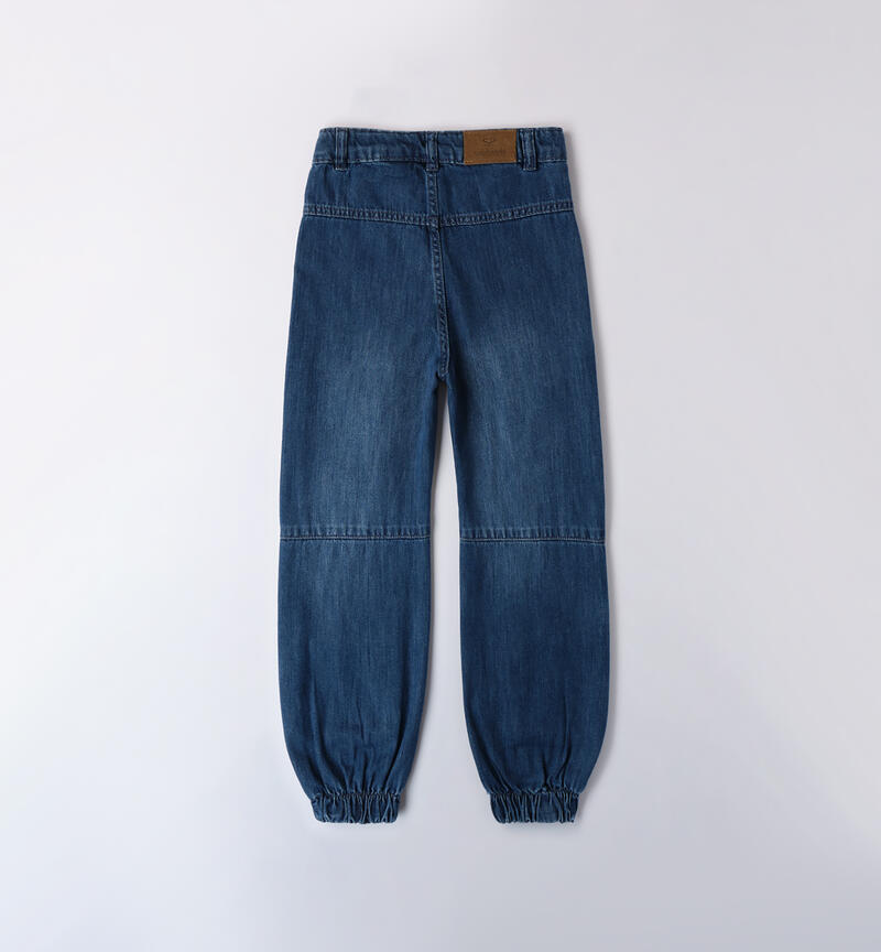 Pantaloni jeans ragazza STONE WASHED-7450