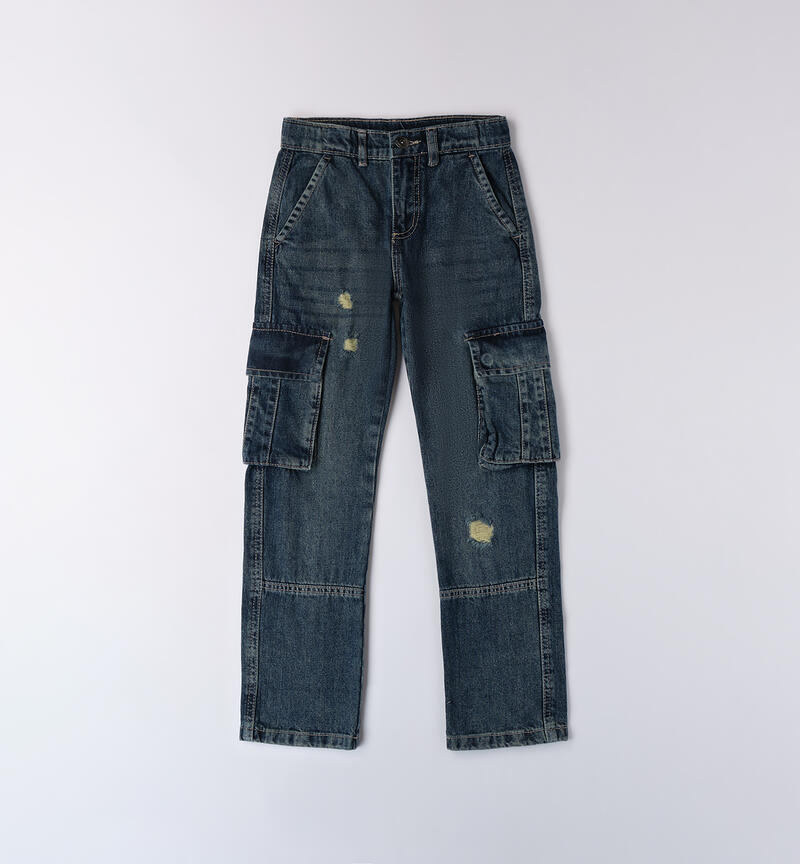 Jeans for boys SOVRATINTO BEIGE-7180