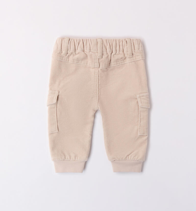 Pants for baby with pockets CRYSTAL GRAY-2911