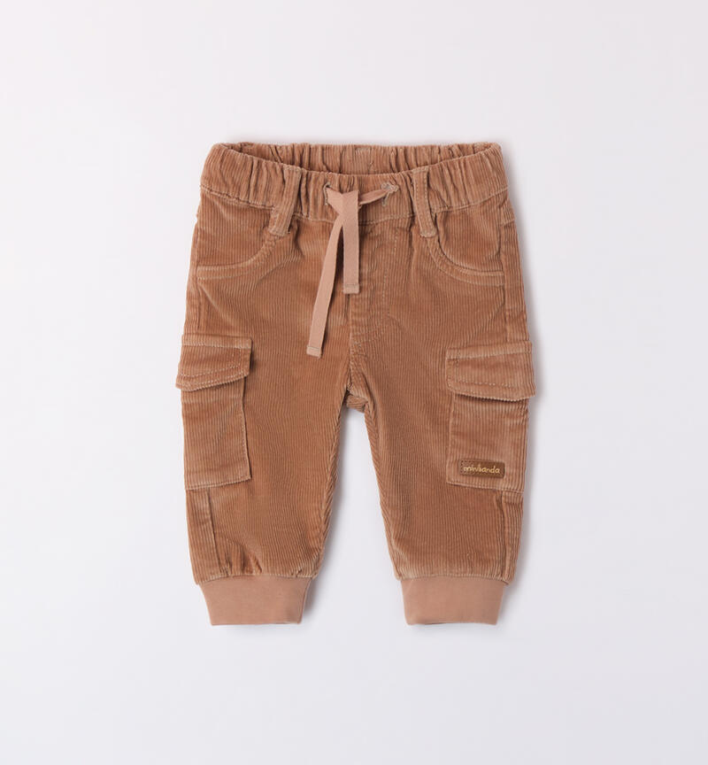 Pantaloni neonato con tasche
 NOCCIOLA-0736