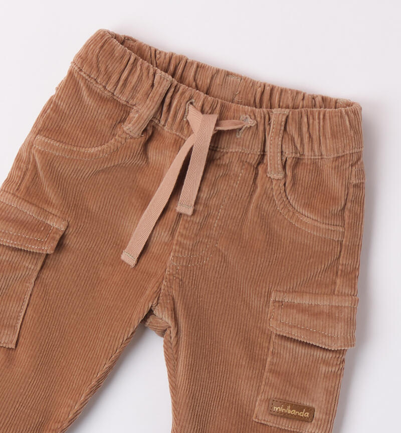 Pantaloni neonato con tasche
 NOCCIOLA-0736