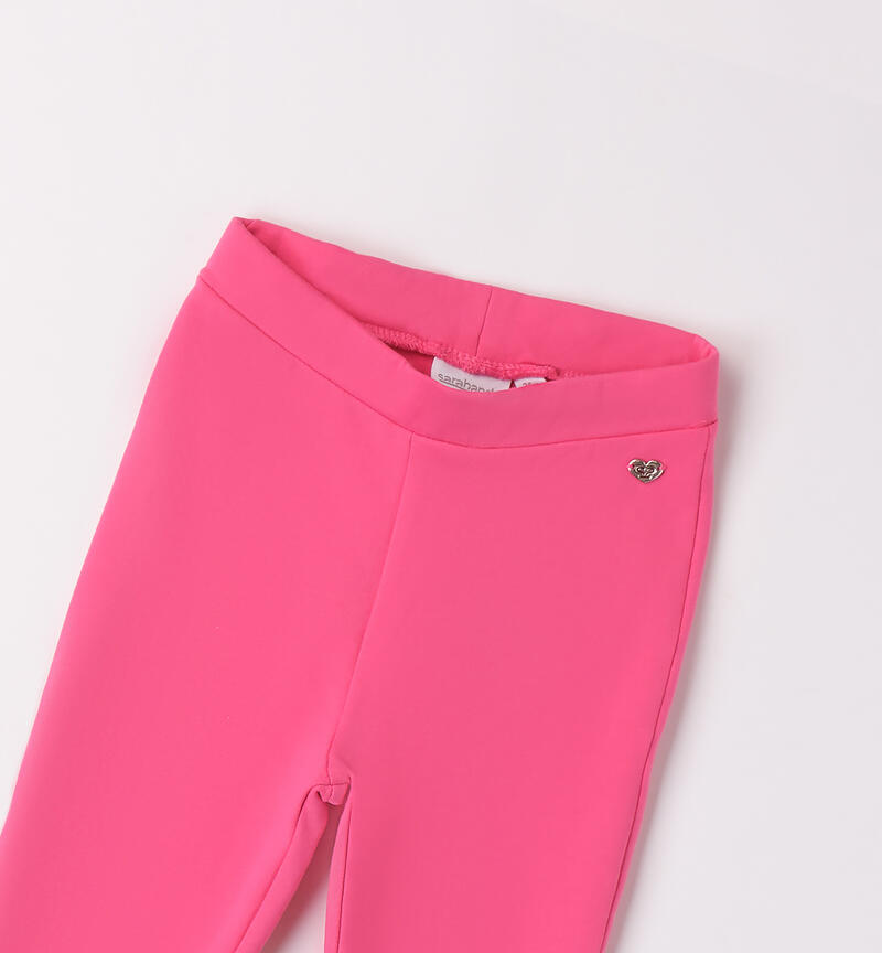 Pantaloni per bambina FUXIA-2432