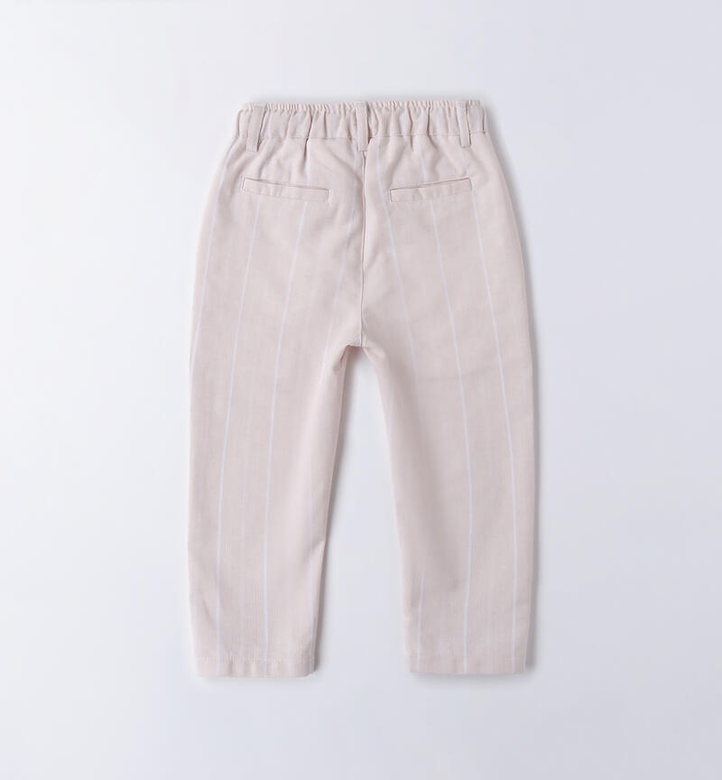 Boy's Sarabanda trousers BEIGE-0172