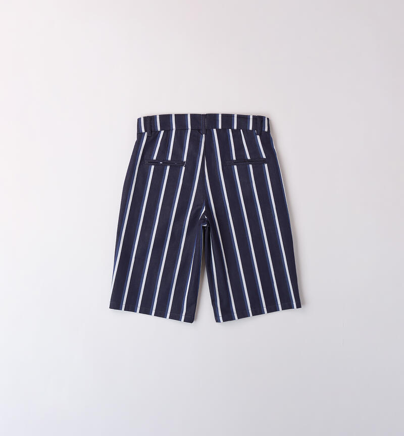 Pantaloni per ragazzo a righe NAVY-3854