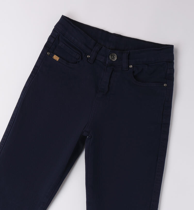 Stretch pants for boys NAVY-3854