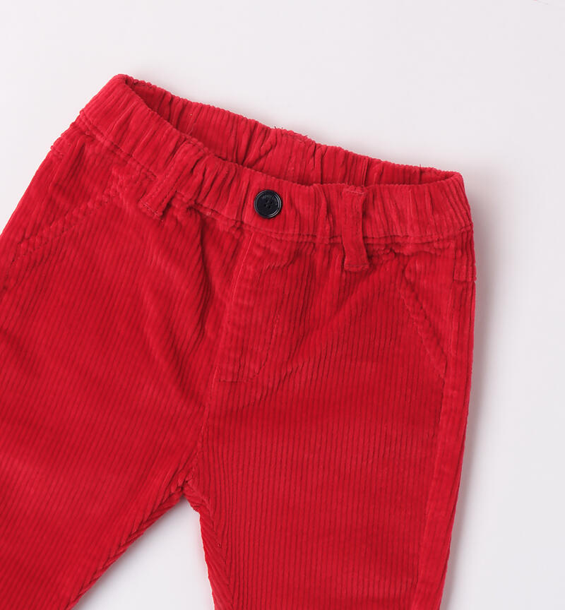 Pantaloni rossi neonato 
 ROSSO-2253