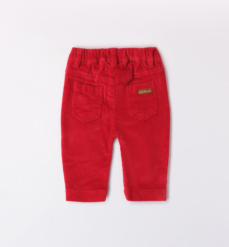 Red pants for baby ROSSO-2253