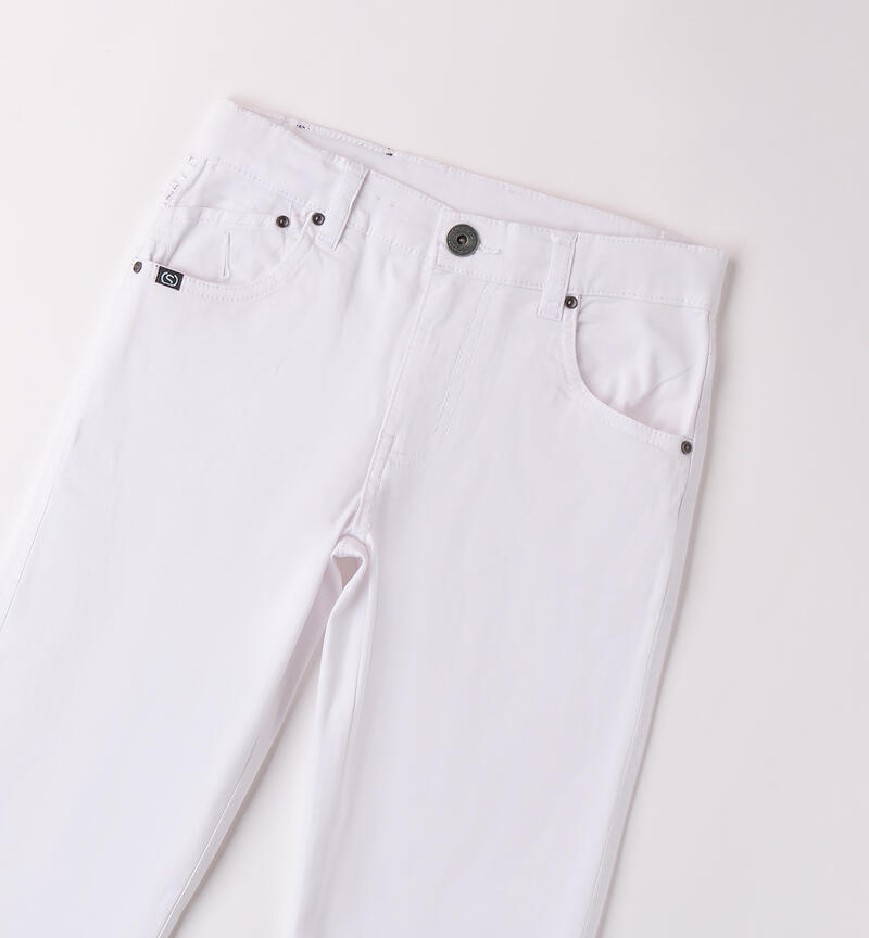 Pantaloni Sarabanda da ragazzo BIANCO-0113