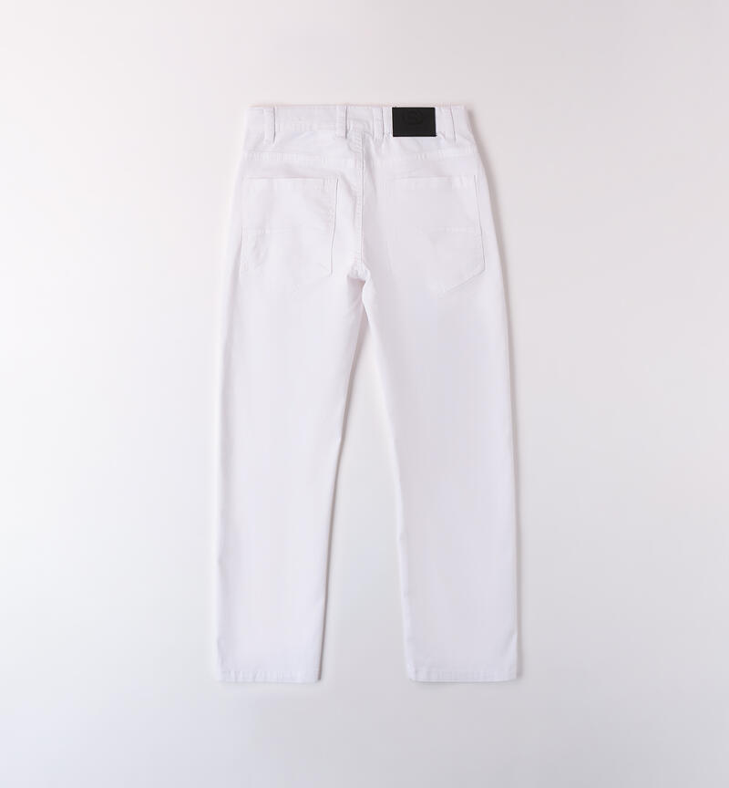 Pantaloni Sarabanda da ragazzo BIANCO-0113