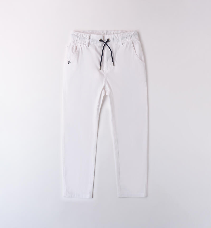 Pantaloni Sarabanda per ragazzo BIANCO-0113