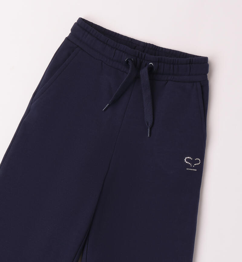 Pantaloni tuta bambina NAVY-3854