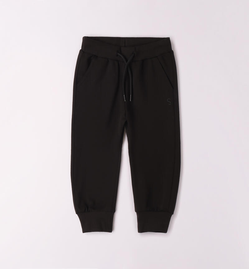 Pantaloni tuta bambino NERO-0658