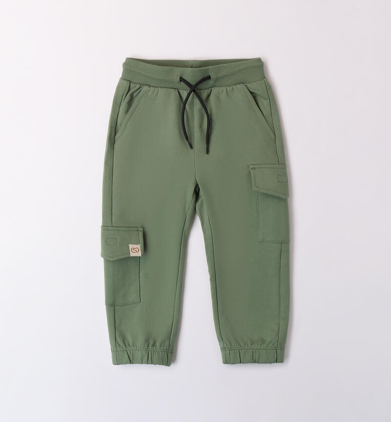 Pantaloni tuta bambino Sarabanda DARK IVY GREEN-4723