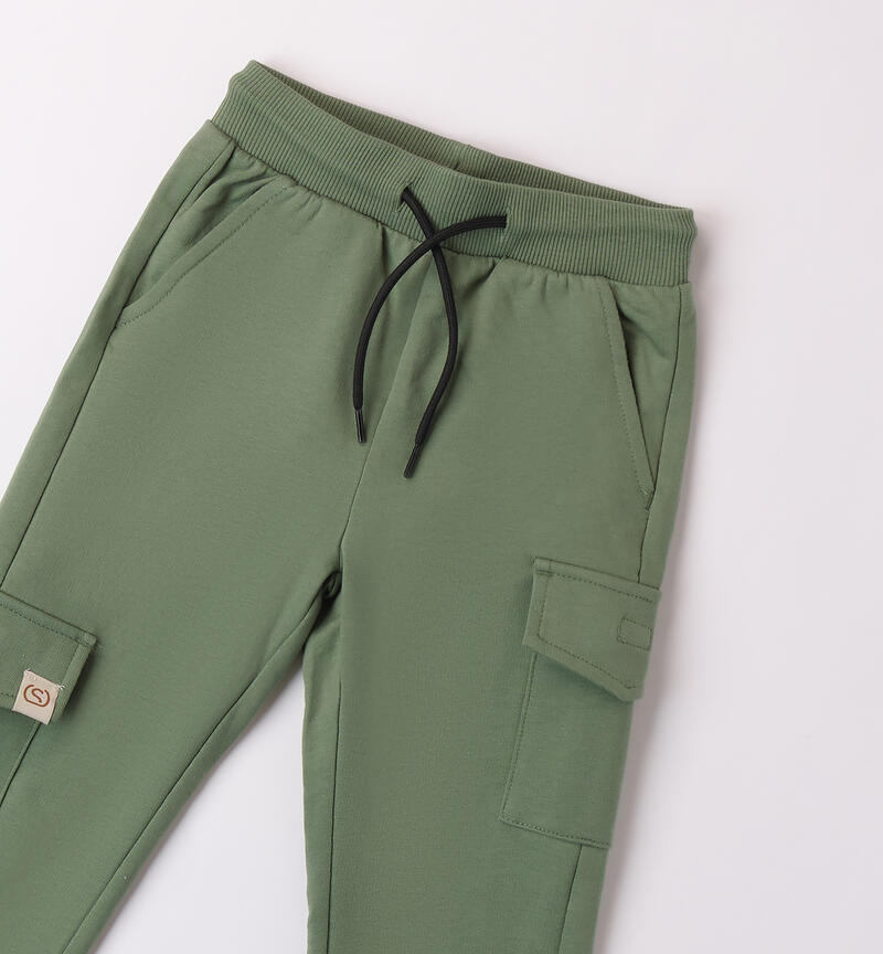 Pantaloni tuta bambino Sarabanda DARK IVY GREEN-4723