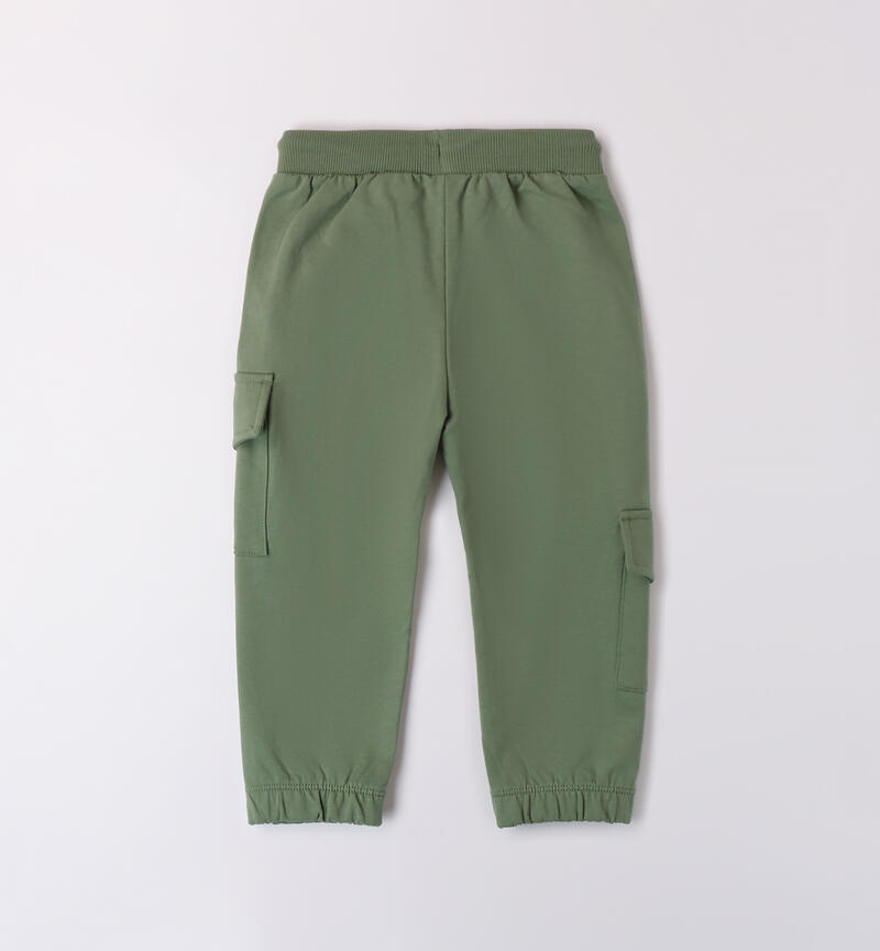 Pantaloni tuta bambino Sarabanda DARK IVY GREEN-4723