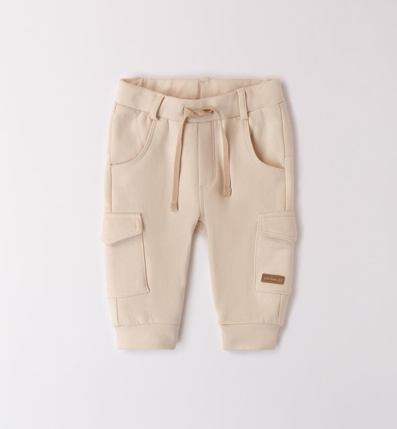 Sweatpants for baby boy CRYSTAL GRAY-2911