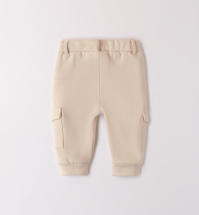 Sweatpants for baby boy CRYSTAL GRAY-2911