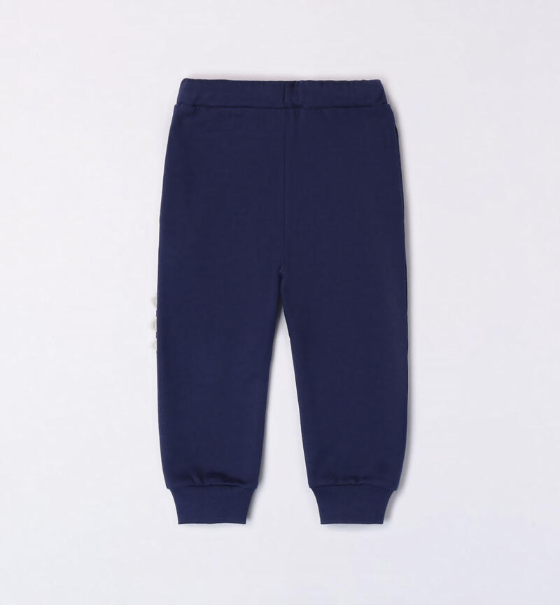 Sarabanda tracksuit bottoms for boys from 9 months to 8 years NAVY-3547